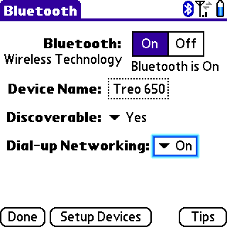 Bluetooth enabled