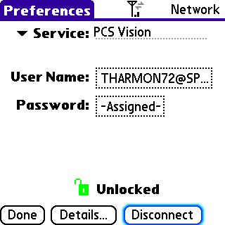 Network preferences connected